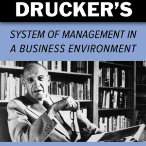 Peter Drucker's System of Management in a Business Environment